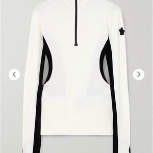 Moncler Black and White Women's Jersey Base Laysr